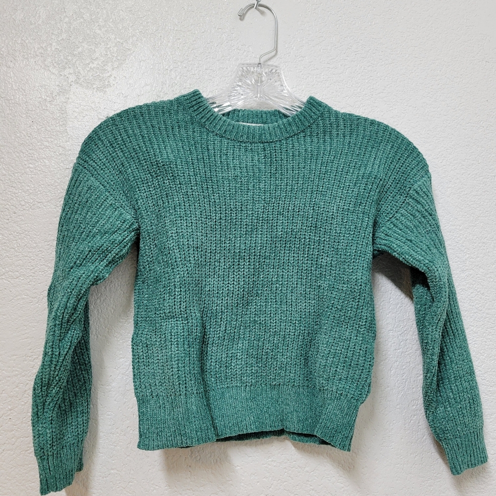 Cat & Jack Girls Teal Sweater S(6/7) Nwt